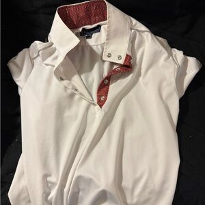 Essex Classics Short Sleeves show shirt with Red Accents
